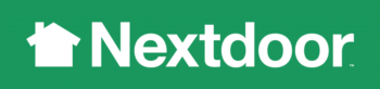 nextdoor logo white large